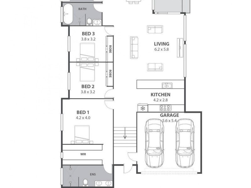 8/8 Virginius Street, Padstow NSW 2211 Floorplan