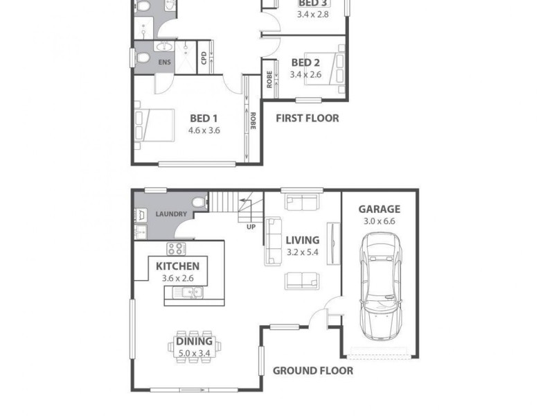 2A Park Road, East Hills NSW 2213 Floorplan