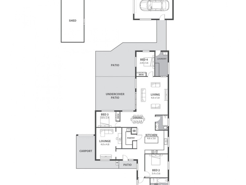 91 Ely Street, Revesby NSW 2212 Floorplan