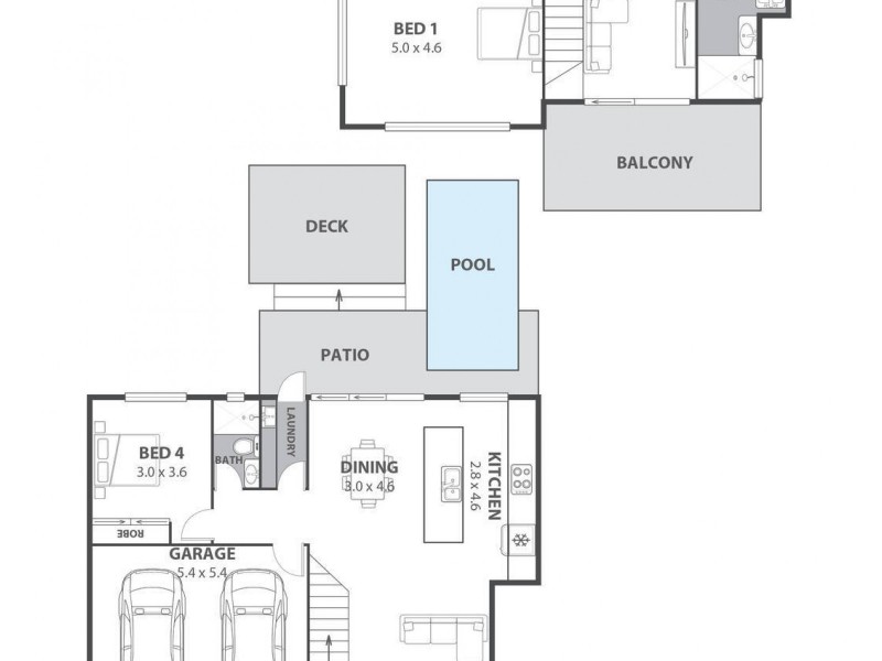 4 Burbank Avenue, East Hills NSW 2213 Floorplan