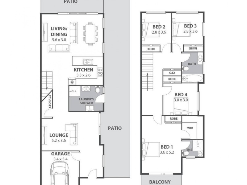5A Matts Avenue, Panania NSW 2213 Floorplan