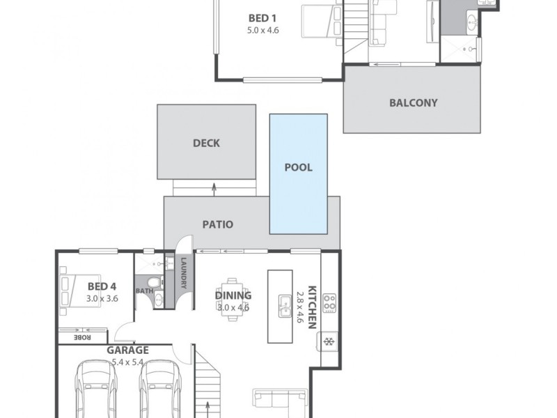 4 Burbank Avenue, East Hills NSW 2213 Floorplan