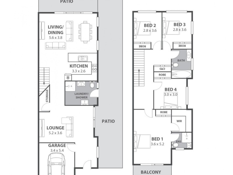5A Matts Avenue, Panania NSW 2213 Floorplan
