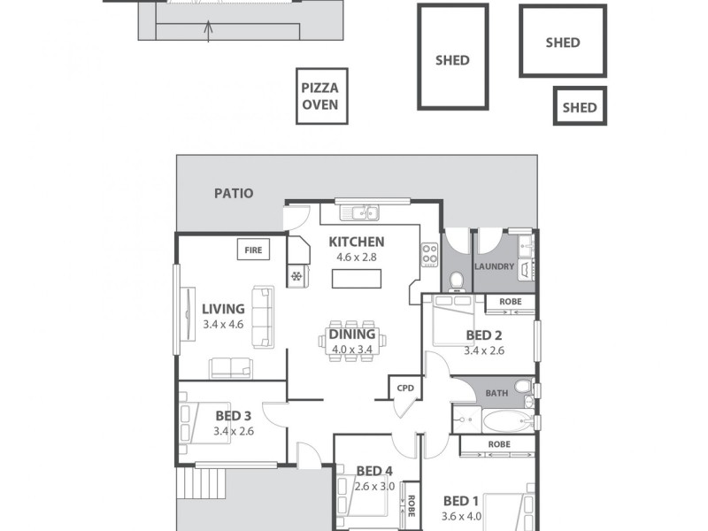 41 Ellesmere Street, Panania NSW 2213 Floorplan