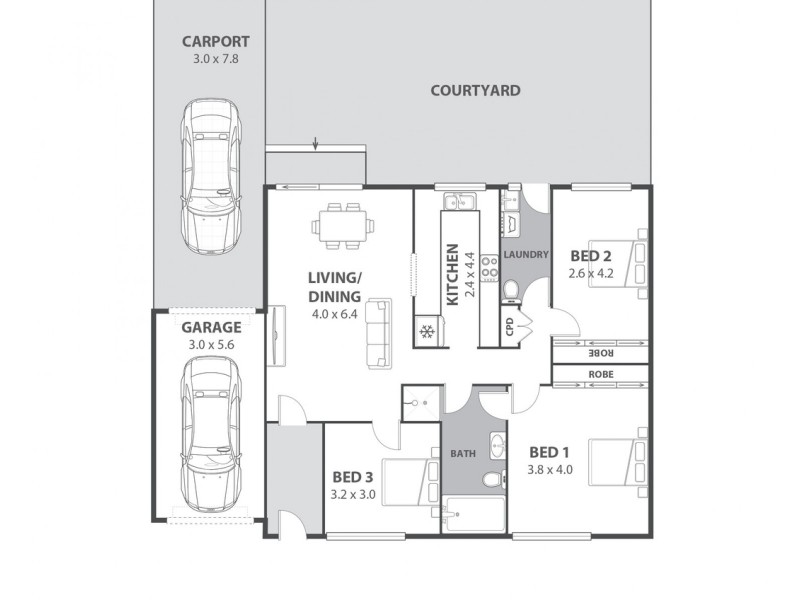 4/53 Arab Road, Padstow NSW 2211 Floorplan