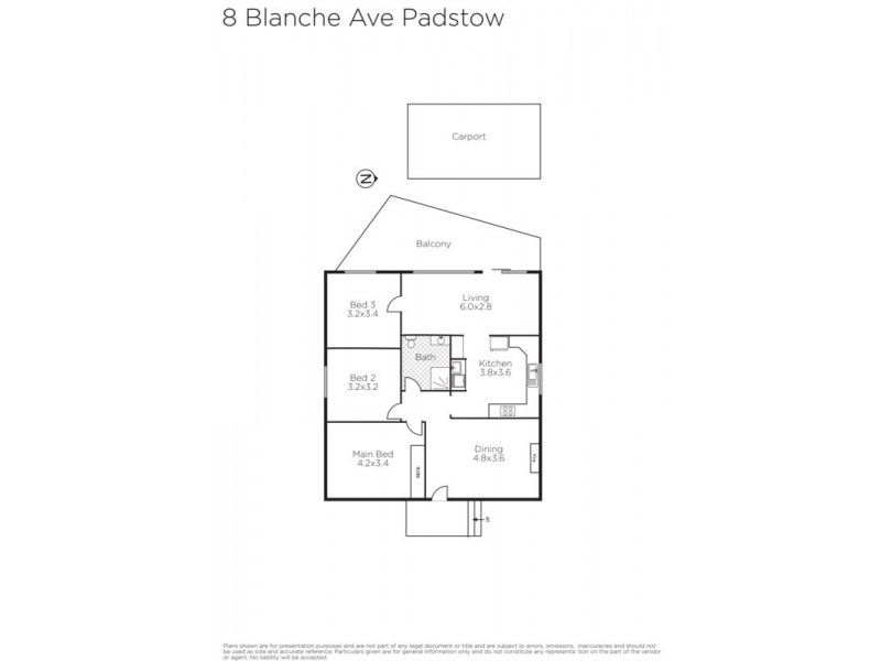 8 Blanche Avenue, Padstow NSW 2211 Floorplan