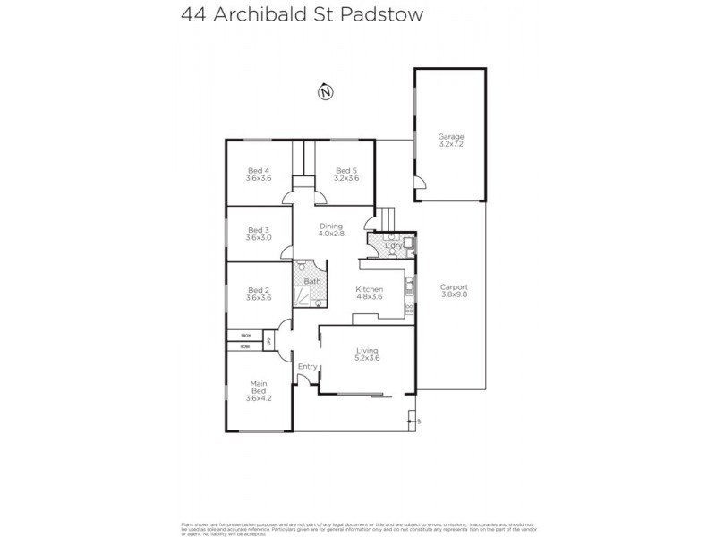 44 Archibald Street, Padstow NSW 2211 Floorplan