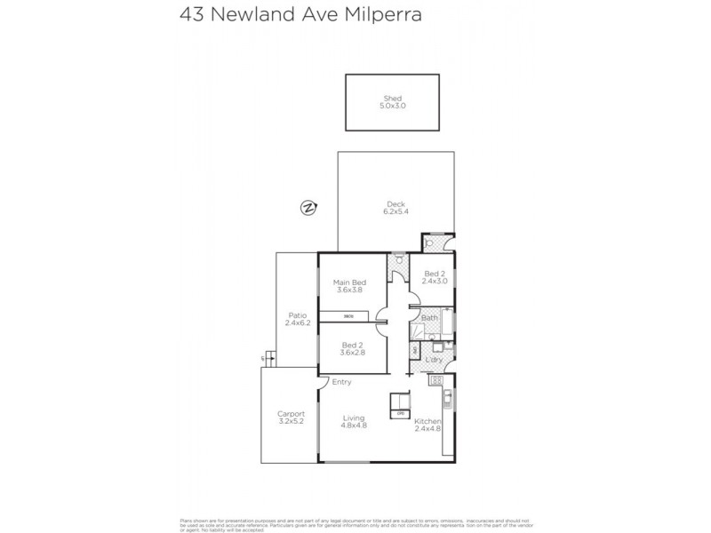 43 Newland Avenue, Milperra NSW 2214 Floorplan
