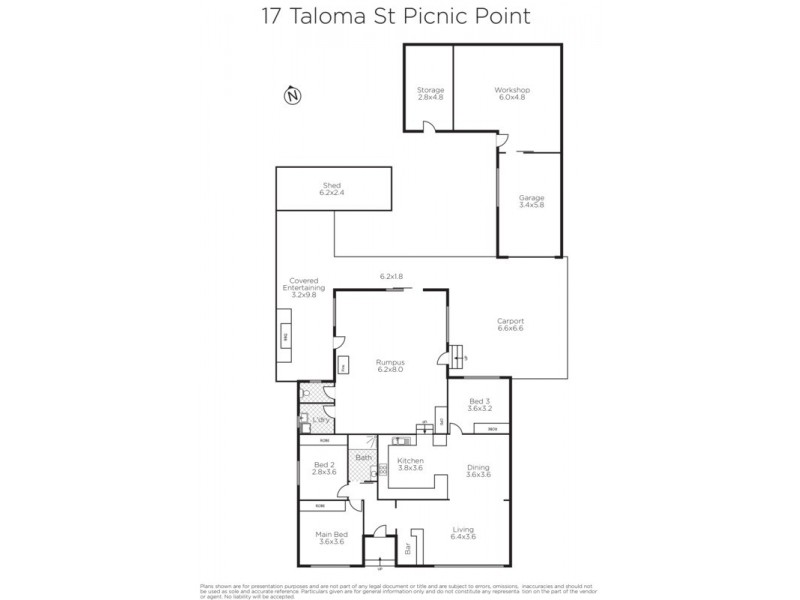 17  Taloma  Street, Picnic Point NSW 2213 Floorplan