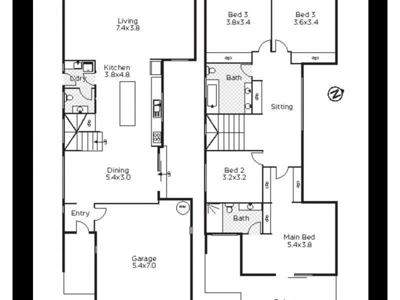 86 Kennedy Street, Picnic Point NSW 2213 Floorplan