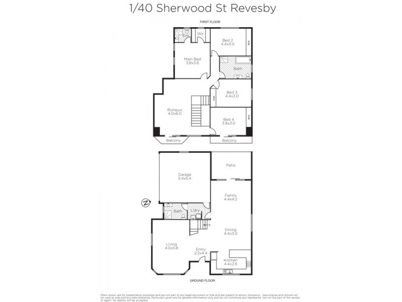 1/40 Sherwood Street, Revesby NSW 2212 Floorplan