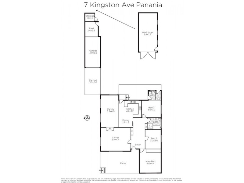 7 Kingston  Avenue, Panania NSW 2213 Floorplan