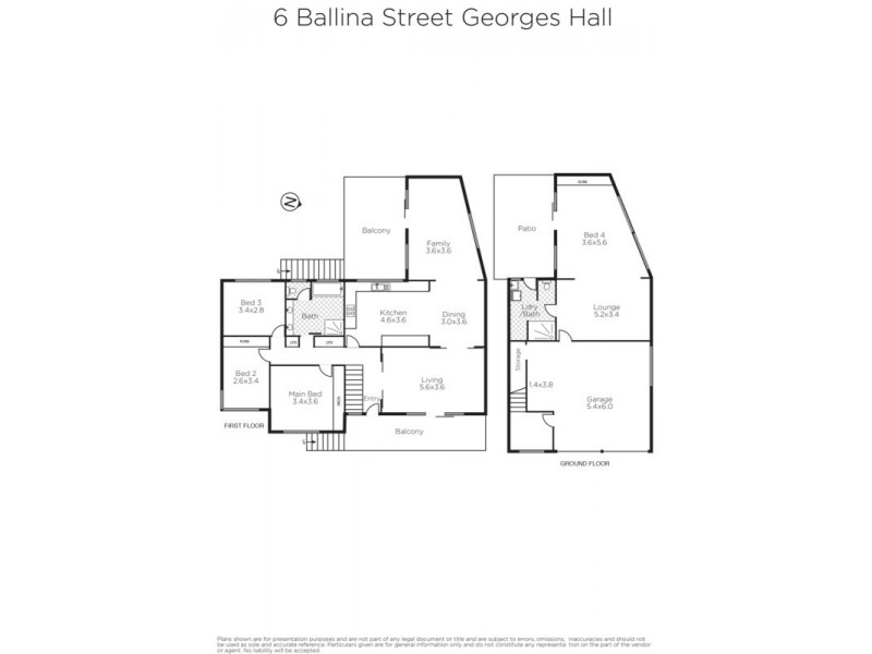 6  Ballina  Street, Georges Hall NSW 2198 Floorplan