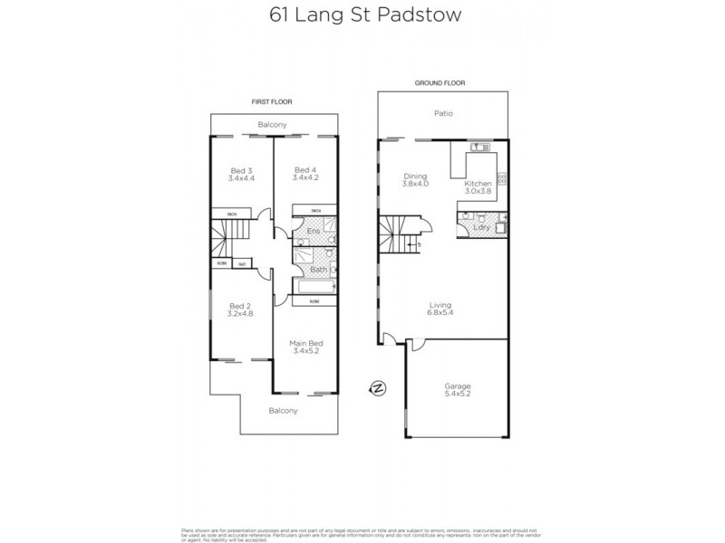 61 Lang Street, Padstow NSW 2211 Floorplan