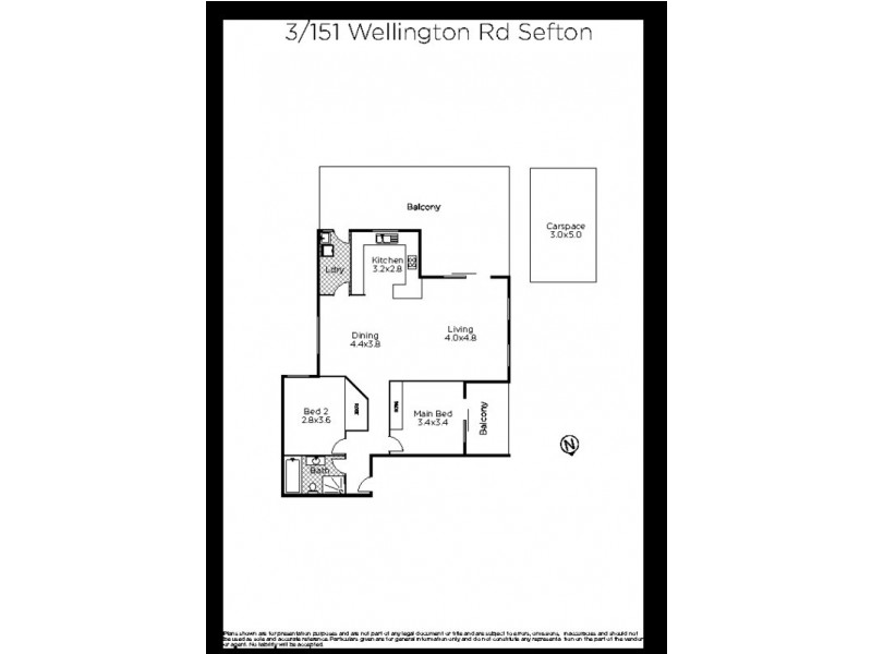 3/151 Wellington Road, Sefton NSW 2162 Floorplan