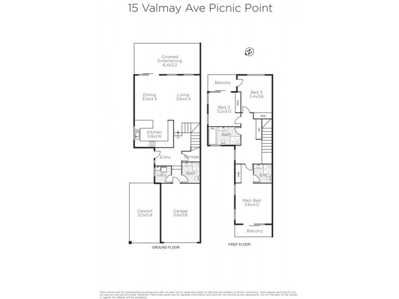 15 Valmay Avenue, Picnic Point NSW 2213 Floorplan