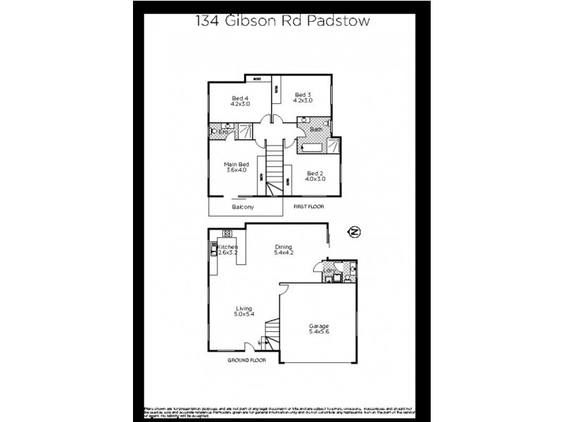 134 Gibson Avenue, Padstow NSW 2211 Floorplan