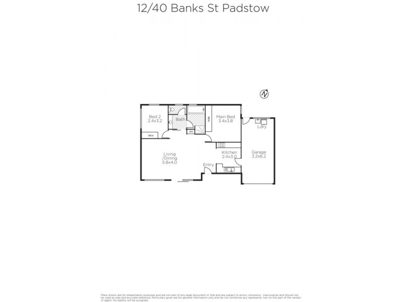 12/40 Banks Street, Padstow NSW 2211 Floorplan