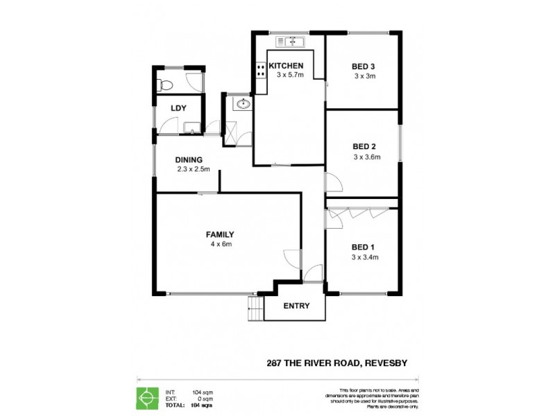 287 The River Road, Revesby NSW 2212 Floorplan
