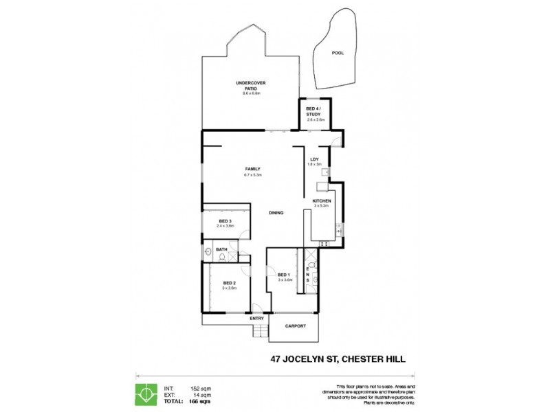 47 Jocelyn Street, Chester Hill NSW 2162 Floorplan