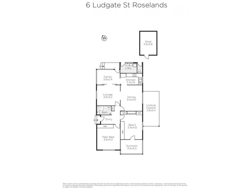 6 Ludgate Street, Roselands NSW 2196 Floorplan