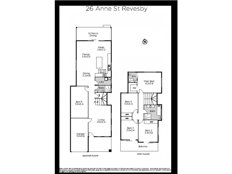 26 Anne Street, Revesby NSW 2212 Floorplan