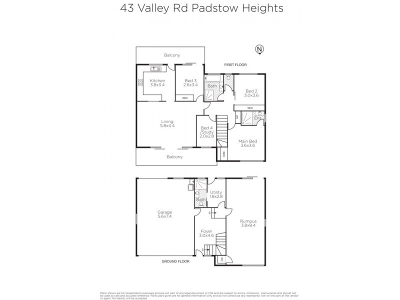 43 Valley Road, Padstow Heights NSW 2211 Floorplan