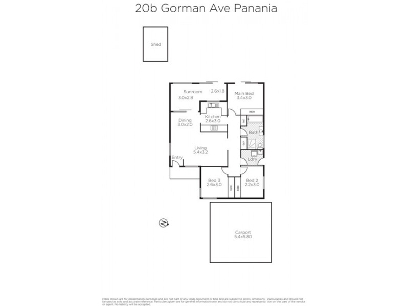 20B Gorman Avenue, Panania NSW 2213 Floorplan