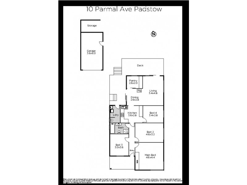 10  Parmal  Avenue, Padstow NSW 2211 Floorplan