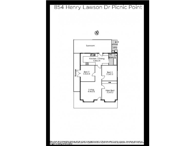 854 Henry Lawson Drive, Picnic Point NSW 2213 Floorplan
