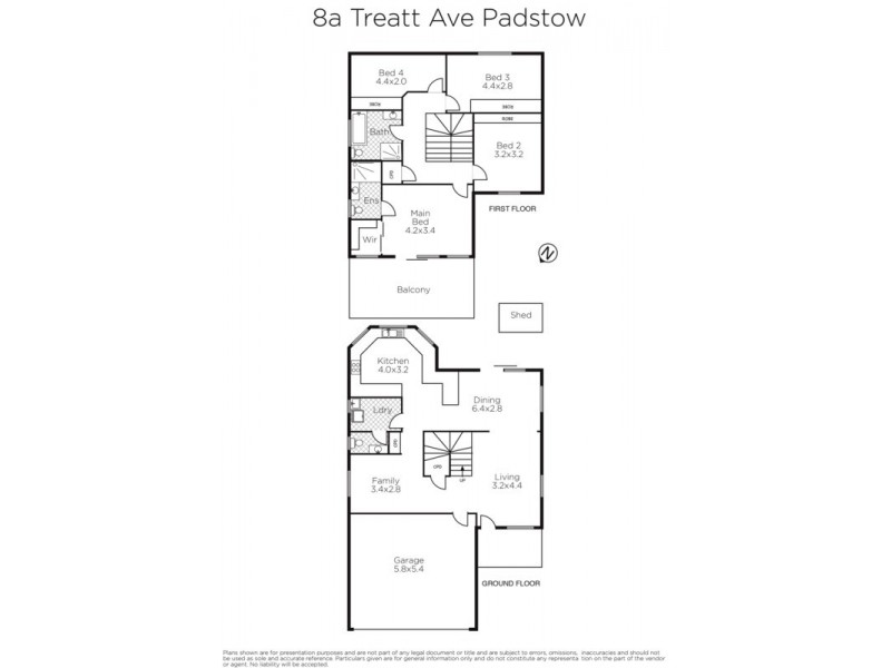 8A Treatt Avenue, Padstow NSW 2211 Floorplan