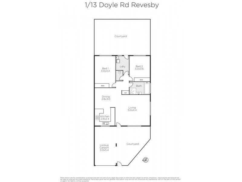 1/13 Doyle Road, Revesby NSW 2212 Floorplan