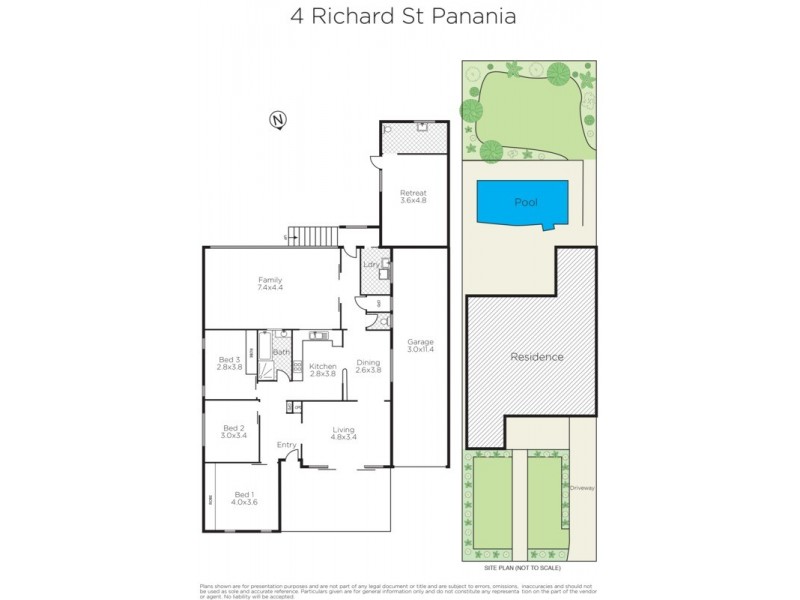 4 Richard Street, Panania NSW 2213 Floorplan