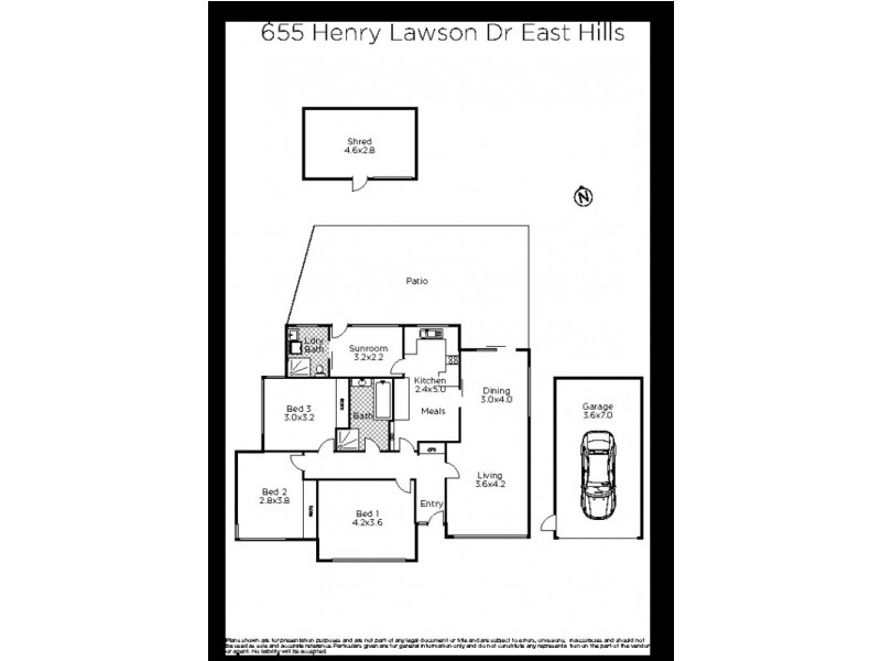 655  Henry Lawson Drive, East Hills NSW 2213 Floorplan