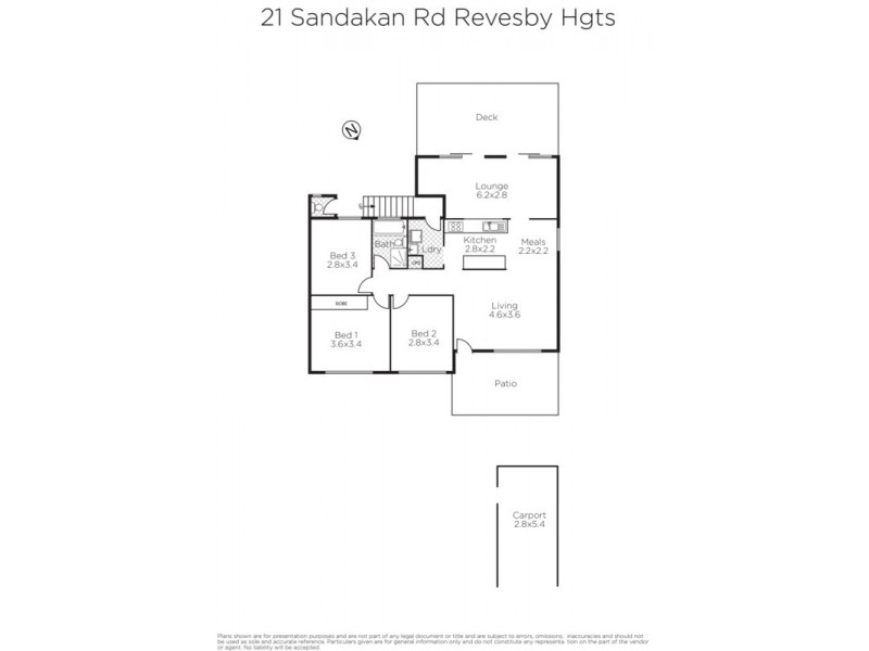 21 Sandakan Road, Revesby Heights NSW 2212 Floorplan