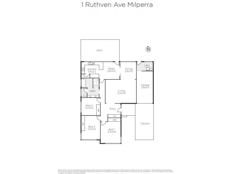 1 Ruthven Avenue, Milperra NSW 2214 Floorplan
