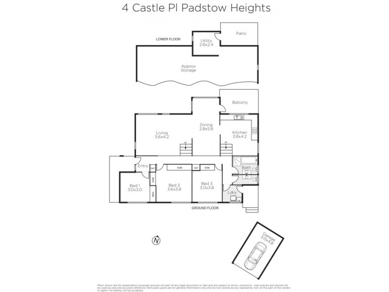 4 Castle Place, Padstow Heights NSW 2211 Floorplan