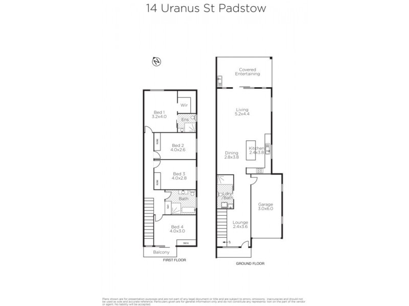 14 Uranus Road, Padstow NSW 2211 Floorplan