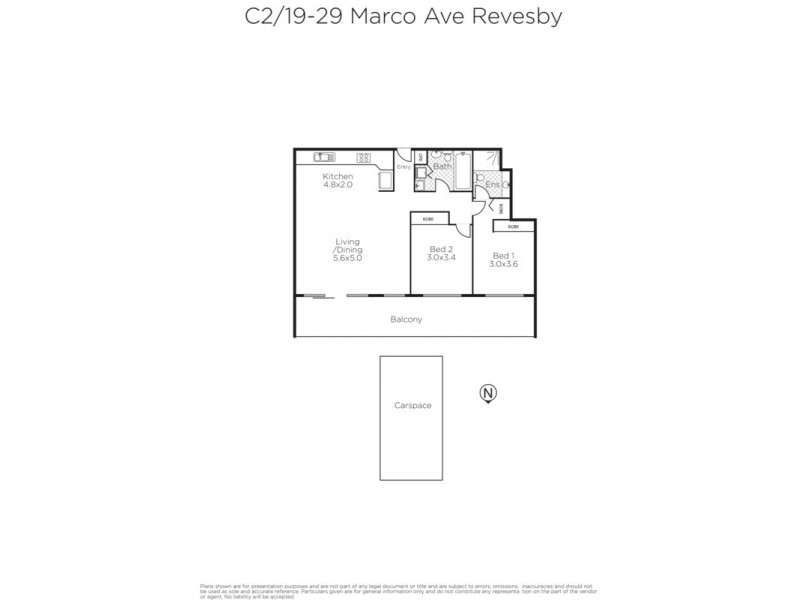 C2/19-21 Marco Avenue, Revesby NSW 2212 Floorplan