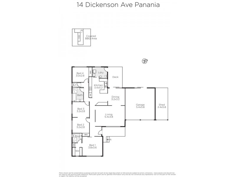 14 Dickenson Street, Panania NSW 2213 Floorplan