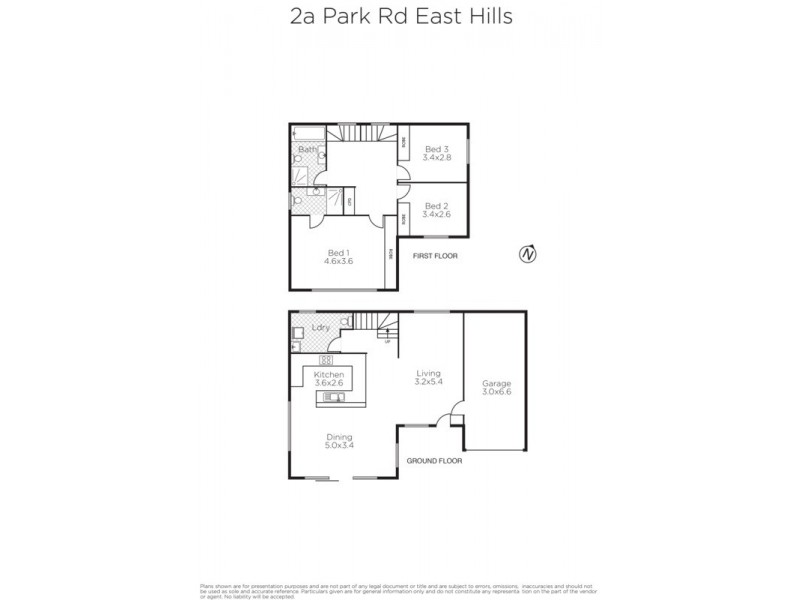2A Park Road, East Hills NSW 2213 Floorplan