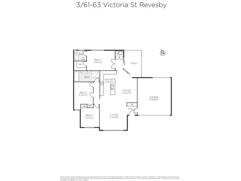 3/59-63 Victoria Street, Revesby NSW 2212 Floorplan