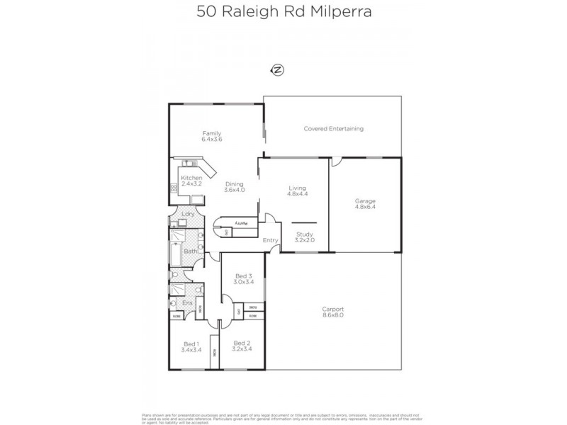 50 Raleigh Road, Milperra NSW 2214 Floorplan