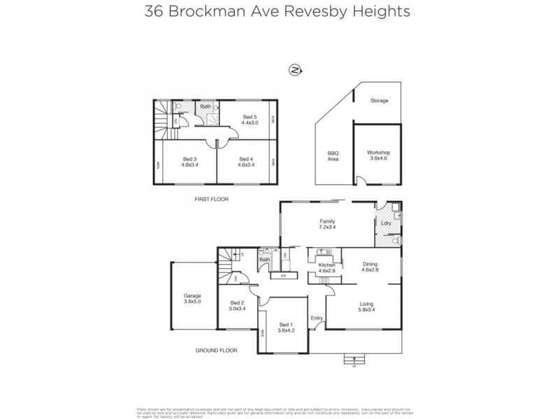 36 Brockman Avenue, Revesby Heights NSW 2212 Floorplan