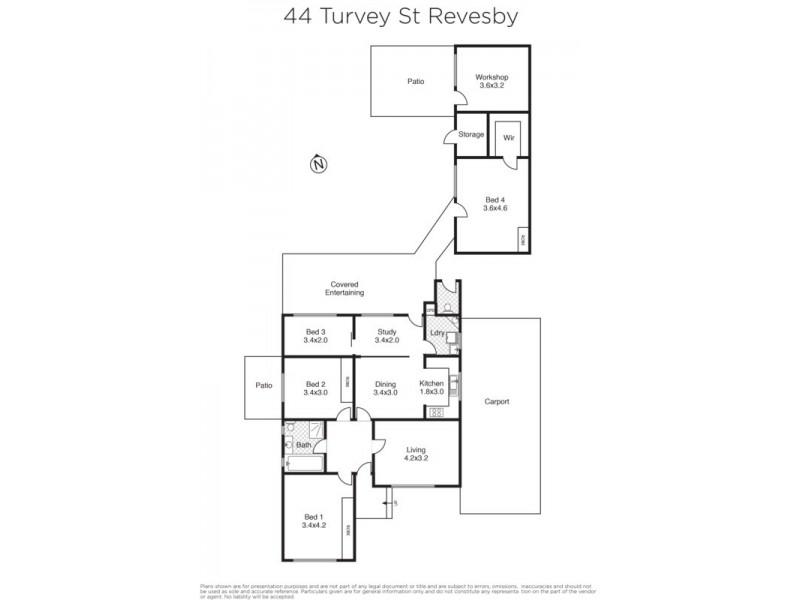 44 Turvey Street, Revesby NSW 2212 Floorplan