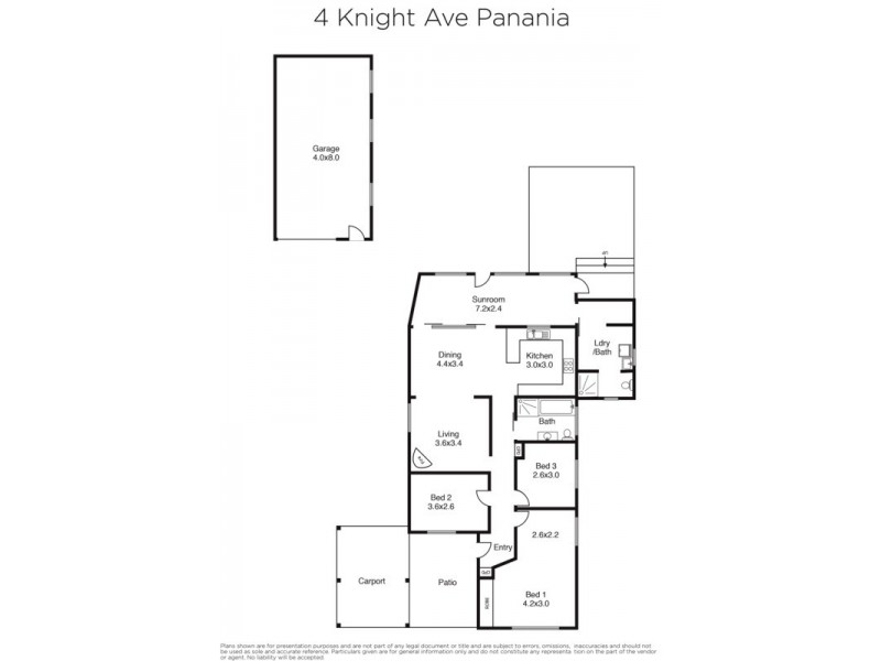 4 Knight Avenue, Panania NSW 2213 Floorplan