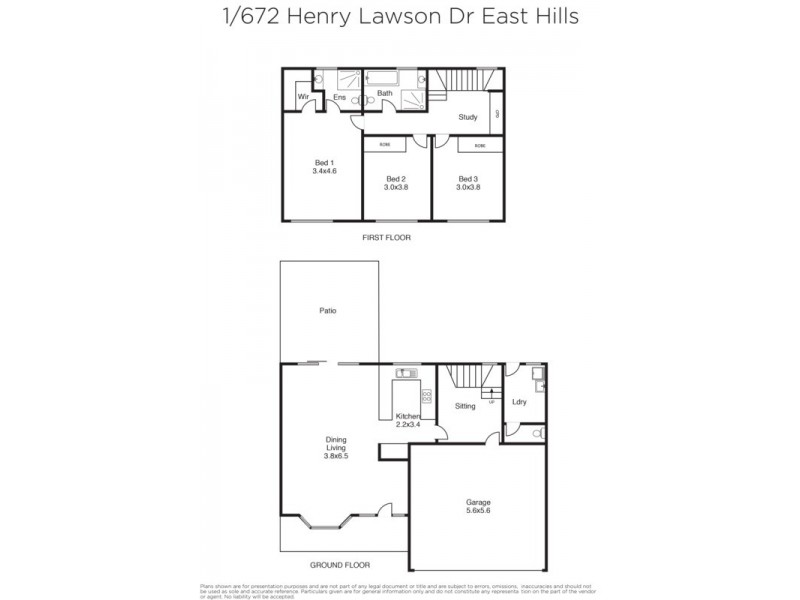 1/672 Henry Lawson Drive, East Hills NSW 2213 Floorplan