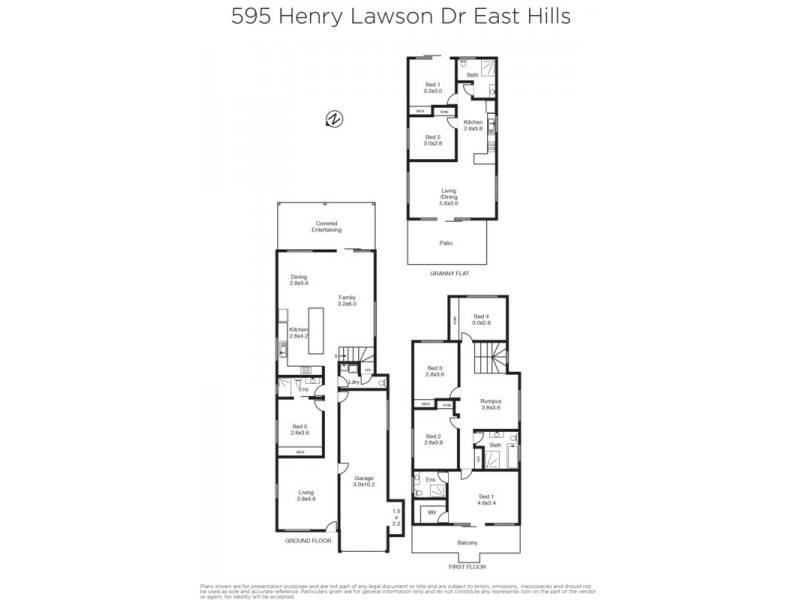 595 Henry Lawson Drive, East Hills NSW 2213 Floorplan