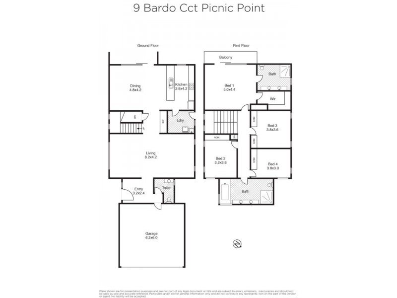 9 Bardo Circuit, Revesby Heights NSW 2212 Floorplan