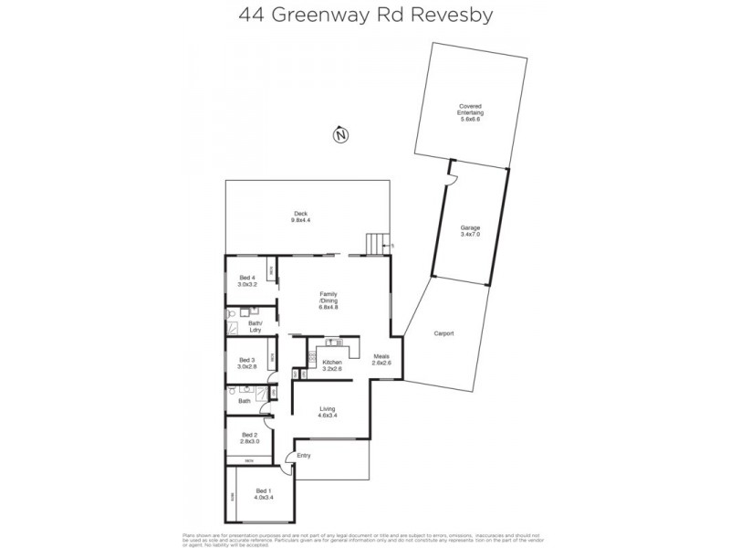 44 Greenway Parade, Revesby NSW 2212 Floorplan